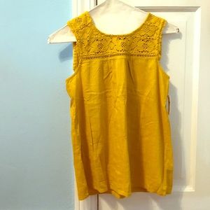 Mustard old navy top